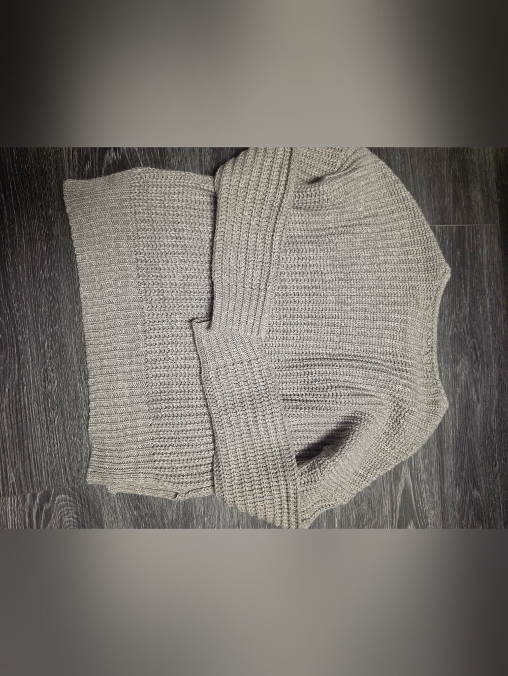 Full Tilt Chunky Knit Sweater in Light Gray